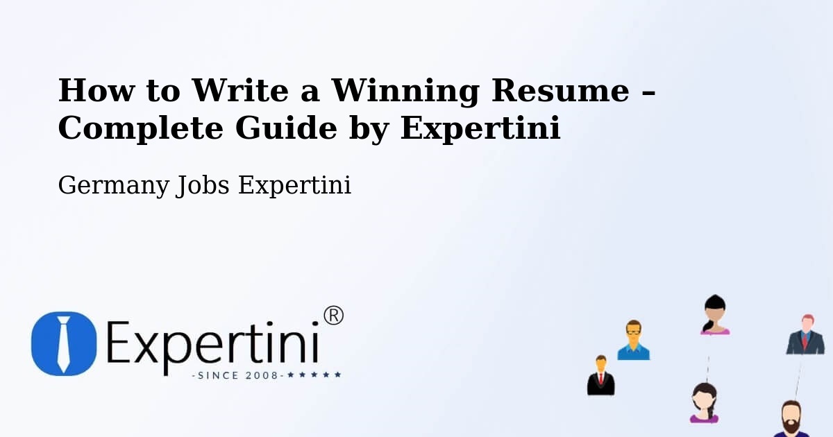 Resume Writing Guide for Job Seekers – Selent - Selent, Germany Jobs Expertini
